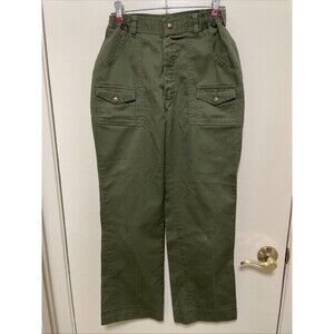 Vintage Green Scout BSA Official Uniform Pants Waist 28 Size 16